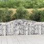 vidaXL Cesti Gabbioni ad Arco 15 pz 400x30x80/100 cm Ferro Zincato vidaXL Cesti Gabbioni ad Arco 15 pz 400x30x80/100 cm Ferro Zincato