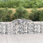 vidaXL Cesti Gabbioni ad Arco 25 pz 300x30x80/100 cm Ferro Zincato vidaXL Cesti Gabbioni ad Arco 25 pz 300x30x80/100 cm Ferro Zincato