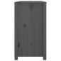 Armadietto Miele Grigio 100x40x72 cm in Legno Massello di Pino Armadietto Miele Grigio 100x40x72 cm in Legno Massello di Pino