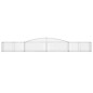 vidaXL Cesti Gabbioni ad Arco 10 pz 400x50x40/60 cm Ferro Zincato vidaXL Cesti Gabbioni ad Arco 10 pz 400x50x40/60 cm Ferro Zincato
