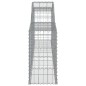 vidaXL Cesti Gabbioni ad Arco 8 pz 300x30x60/80 cm Ferro Zincato vidaXL Cesti Gabbioni ad Arco 8 pz 300x30x60/80 cm Ferro Zincato