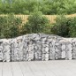 vidaXL Cesti Gabbioni ad Arco 3 pz 400x50x80/100 cm Ferro Zincato vidaXL Cesti Gabbioni ad Arco 3 pz 400x50x80/100 cm Ferro Zincato