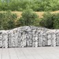 vidaXL Cesti Gabbioni ad Arco 8 pz 400x50x80/100 cm Ferro Zincato vidaXL Cesti Gabbioni ad Arco 8 pz 400x50x80/100 cm Ferro Zincato