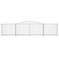 vidaXL Cesti Gabbioni ad Arco 8 pz 400x50x80/100 cm Ferro Zincato vidaXL Cesti Gabbioni ad Arco 8 pz 400x50x80/100 cm Ferro Zincato