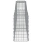 vidaXL Cesti Gabbioni ad Arco 8 pz 400x50x80/100 cm Ferro Zincato vidaXL Cesti Gabbioni ad Arco 8 pz 400x50x80/100 cm Ferro Zincato