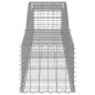 vidaXL Cesti Gabbioni ad Arco 2 pz 400x50x40/60 cm Ferro Zincato vidaXL Cesti Gabbioni ad Arco 2 pz 400x50x40/60 cm Ferro Zincato