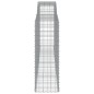 vidaXL Cesti Gabbioni ad Arco 2 pz 400x50x140/160 cm Ferro Zincato vidaXL Cesti Gabbioni ad Arco 2 pz 400x50x140/160 cm Ferro Zincato