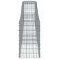 vidaXL Cesti Gabbioni ad Arco 7 pz 400x50x80/100 cm Ferro Zincato vidaXL Cesti Gabbioni ad Arco 7 pz 400x50x80/100 cm Ferro Zincato