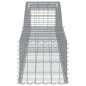 vidaXL Cesti Gabbioni ad Arco 20 pz 400x50x40/60 cm Ferro Zincato