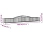 vidaXL Cesti Gabbioni ad Arco 20 pz 400x50x40/60 cm Ferro Zincato