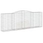 vidaXL Cesti Gabbioni ad Arco 15 pz 400x50x140/160 cm Ferro Zincato vidaXL Cesti Gabbioni ad Arco 15 pz 400x50x140/160 cm Ferro Zincato