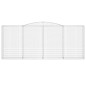 vidaXL Cesti Gabbioni ad Arco 5 pz 400x50x160/180 cm Ferro Zincato vidaXL Cesti Gabbioni ad Arco 5 pz 400x50x160/180 cm Ferro Zincato