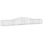 vidaXL Cesti Gabbioni ad Arco 6 pz 400x50x40/60 cm Ferro Zincato vidaXL Cesti Gabbioni ad Arco 6 pz 400x50x40/60 cm Ferro Zincato