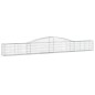 vidaXL Cesti Gabbioni ad Arco 8 pz 400x30x40/60 cm Ferro Zincato vidaXL Cesti Gabbioni ad Arco 8 pz 400x30x40/60 cm Ferro Zincato
