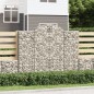 vidaXL Cesti Gabbioni ad Arco 7 pz 200x50x160/180 cm Ferro Zincato vidaXL Cesti Gabbioni ad Arco 7 pz 200x50x160/180 cm Ferro Zincato