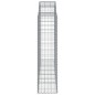 vidaXL Cesti Gabbioni ad Arco 7 pz 200x50x160/180 cm Ferro Zincato vidaXL Cesti Gabbioni ad Arco 7 pz 200x50x160/180 cm Ferro Zincato