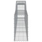 vidaXL Cesti Gabbioni ad Arco 6 pz 400x30x60/80 cm Ferro Zincato vidaXL Cesti Gabbioni ad Arco 6 pz 400x30x60/80 cm Ferro Zincato
