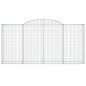 vidaXL Cesti Gabbioni ad Arco 5 pz 300x50x140/160 cm Ferro Zincato vidaXL Cesti Gabbioni ad Arco 5 pz 300x50x140/160 cm Ferro Zincato