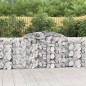 vidaXL Cesti Gabbioni ad Arco 10 pz 300x30x100/120 cm Ferro Zincato vidaXL Cesti Gabbioni ad Arco 10 pz 300x30x100/120 cm Ferro Zincato