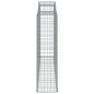 vidaXL Cesti Gabbioni ad Arco 6 pz 300x50x180/200 cm Ferro Zincato