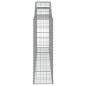 vidaXL Cesti Gabbioni ad Arco 20 pz 300x30x100/120 cm Ferro Zincato vidaXL Cesti Gabbioni ad Arco 20 pz 300x30x100/120 cm Ferro Zincato