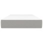 vidaXL Materasso a Molle Insacchettate Grigio Chiaro 100x200x20 cm