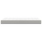 vidaXL Materasso a Molle Insacchettate Grigio Chiaro 100x200x20 cm