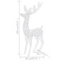 vidaXL Renne di Natale XXL in Acrilico 250 LED 2pz 180cm Bianco Freddo vidaXL Renne di Natale XXL in Acrilico 250 LED 2pz 180cm Bianco Freddo
