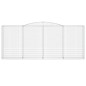 vidaXL Cesti Gabbioni ad Arco 7 pz 400x50x160/180 cm Ferro Zincato vidaXL Cesti Gabbioni ad Arco 7 pz 400x50x160/180 cm Ferro Zincato