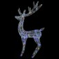 vidaXL Renne di Natale XXL in Acrilico 250 LED 3 pz 180 cm Multicolore