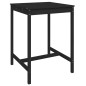 vidaXL Set Bar da Giardino 5 pz Nero in Legno Massello di Pino vidaXL Set Bar da Giardino 5 pz Nero in Legno Massello di Pino