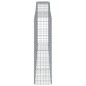 vidaXL Cesti Gabbioni ad Arco 7 pz 400x50x180/200 cm Ferro Zincato vidaXL Cesti Gabbioni ad Arco 7 pz 400x50x180/200 cm Ferro Zincato