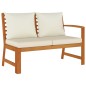vidaXL Set da Pranzo da Giardino 6pz con Cuscini Legno Massello Acacia vidaXL Set da Pranzo da Giardino 6pz con Cuscini Legno Massello Acacia