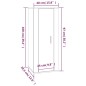 Set di Mobili Porta TV 5 pz Rovere Fumo in Legno Multistrato Set di Mobili Porta TV 5 pz Rovere Fumo in Legno Multistrato
