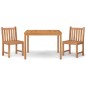 vidaXL Set da Pranzo per Giardino 3 pz in Legno Massello di Teak vidaXL Set da Pranzo per Giardino 3 pz in Legno Massello di Teak