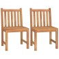 vidaXL Set da Pranzo per Giardino 3 pz in Legno Massello di Teak vidaXL Set da Pranzo per Giardino 3 pz in Legno Massello di Teak