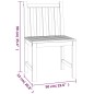 vidaXL Set da Pranzo per Giardino 3 pz in Legno Massello di Teak vidaXL Set da Pranzo per Giardino 3 pz in Legno Massello di Teak