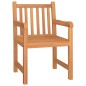 vidaXL Set da Pranzo per Giardino 5 pz in Legno Massello di Teak vidaXL Set da Pranzo per Giardino 5 pz in Legno Massello di Teak