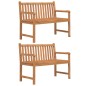vidaXL Set da Pranzo per Giardino 5 pz in Legno Massello di Teak vidaXL Set da Pranzo per Giardino 5 pz in Legno Massello di Teak