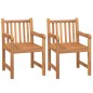 vidaXL Set da Pranzo per Giardino 5 pz in Legno Massello di Teak vidaXL Set da Pranzo per Giardino 5 pz in Legno Massello di Teak