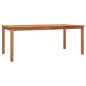 vidaXL Set da Pranzo per Giardino 5 pz in Legno Massello di Teak vidaXL Set da Pranzo per Giardino 5 pz in Legno Massello di Teak