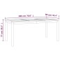 vidaXL Set da Pranzo per Giardino 3 pz in Legno Massello di Teak vidaXL Set da Pranzo per Giardino 3 pz in Legno Massello di Teak