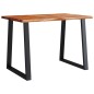 vidaXL Set da Pranzo 3 pz con Bordi Vivi in Legno Massello di Acacia vidaXL Set da Pranzo 3 pz con Bordi Vivi in Legno Massello di Acacia