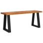 vidaXL Set da Pranzo 3 pz con Bordi Vivi in Legno Massello di Acacia vidaXL Set da Pranzo 3 pz con Bordi Vivi in Legno Massello di Acacia