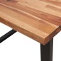 vidaXL Set da Pranzo 3 pz con Bordi Vivi in Legno Massello di Acacia vidaXL Set da Pranzo 3 pz con Bordi Vivi in Legno Massello di Acacia