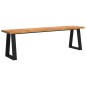 vidaXL Set da Pranzo 3 pz con Bordi Vivi in Legno Massello di Acacia vidaXL Set da Pranzo 3 pz con Bordi Vivi in Legno Massello di Acacia