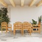 vidaXL Sedie da Giardino 6 pz 58x59x88 cm in Legno Massello di Teak vidaXL Sedie da Giardino 6 pz 58x59x88 cm in Legno Massello di Teak