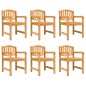 vidaXL Sedie da Giardino 6 pz 58x59x88 cm in Legno Massello di Teak vidaXL Sedie da Giardino 6 pz 58x59x88 cm in Legno Massello di Teak