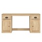 vidaXL Scrivania con Armadietto Rovere Sonoma in Legno Multistrato vidaXL Scrivania con Armadietto Rovere Sonoma in Legno Multistrato