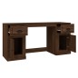 vidaXL Scrivania con Armadietto Rovere Marrone in Legno Multistrato vidaXL Scrivania con Armadietto Rovere Marrone in Legno Multistrato